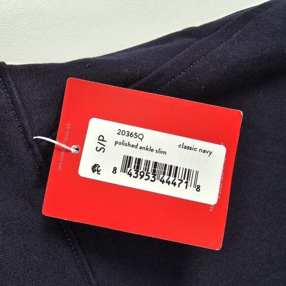 NWT SPANX Polished Ankle Slim Pull On Pants Classic Navy 20365Q SMALL - Picture 15 of 15